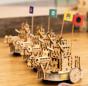 The amazing Rambots made by Little Sandbox UK, the kids loved these, even the 50 something kids :)